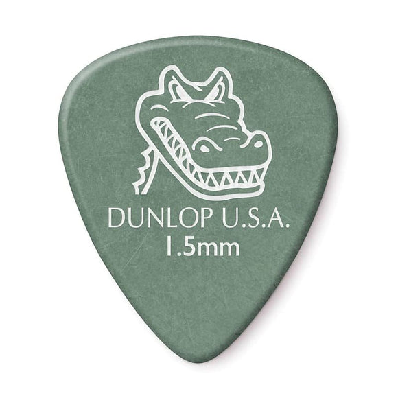 Dunlop Gator Grip Picks 1.5mm, 12 Pack- 417P1.5