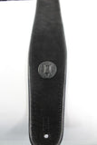 Levy's 4" Black Suede Guitar/Bass Strap w/ Brown Suede Back MSSB3-4-BLK *Free Shipping in the USA*