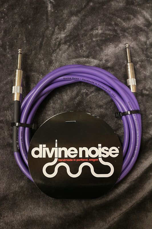 Divine Noise 15ft Instrument Cable ST-ST (Straight-Straight) purple *Free Shipping in the USA*