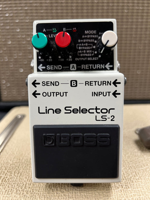 Boss LS-2 Line Selector Used w/box