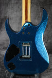 1996 Ibanez RG517 Blue Sparkle Flake MIJ