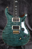 2019 Paul Reed Smith Custom 24 Wood Library 10 Top PRS Blue Crab Blue