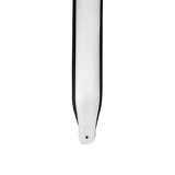Levy's M26PD-WHT-BLK Leather Guitar Strap *Free Shipping in the USA*