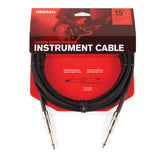 D'Addario PW-BG-15BK Braided 15' Instrument Cable