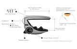 G7th Performance 3 Guitar Capo - Steel String Silver