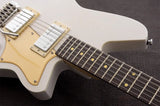 Reverend Descent W Baritone Transparent White *Free Shipping in the US*