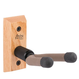 String Swing Wall Mount Banjo Hanger-oak CC01B