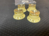 CE Distribution P-K513 Top Hat Cream Gold Knob Set (2 Volume / 2 Tone)
