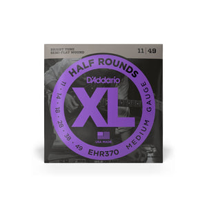 D'Addario EHR370 XL Half Rounds Medium Gauge