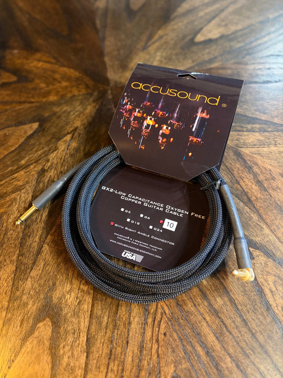 Accusound GX2 10' Studio Guitar Cable G10R