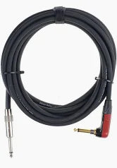 Divine Noise 15ft Instrument Cable ST-RAS (Straight-Right Angle Silent) Black *Free Shipping*