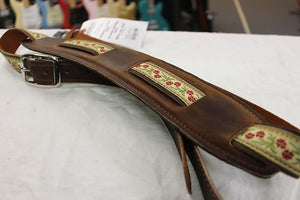 Souldier "Petunia" Leather Saddle Guitar Strap *Free Shipping in the USA*
