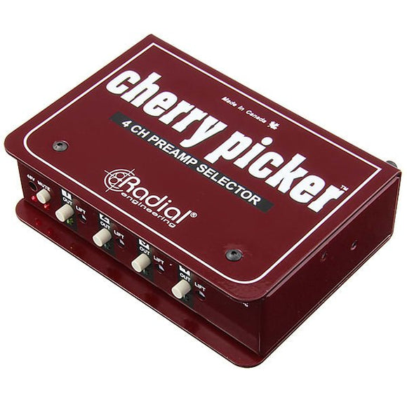 Radial Cherry Picker 4 Channel Preamp Selector *Free Shipping in the USA*