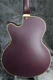 D'Angelico Deluxe DH Limited Edition Matte Plum