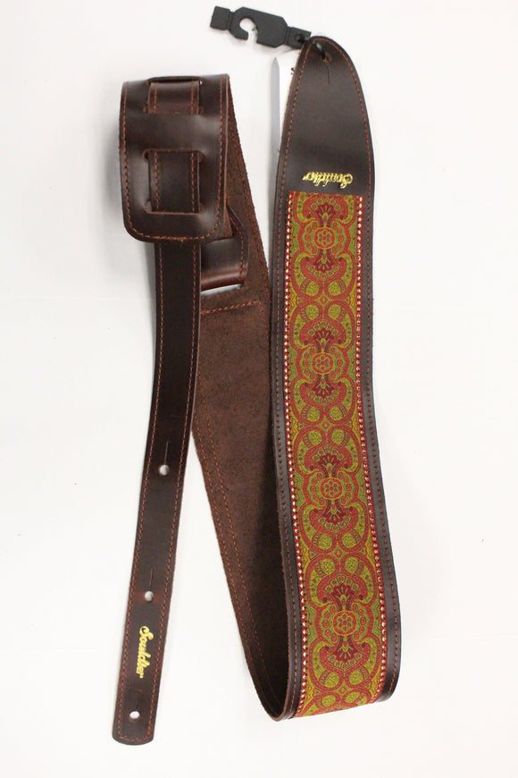Souldier Arabesque Red Torpedo Guitar Strap *Free Shipping in the USA*