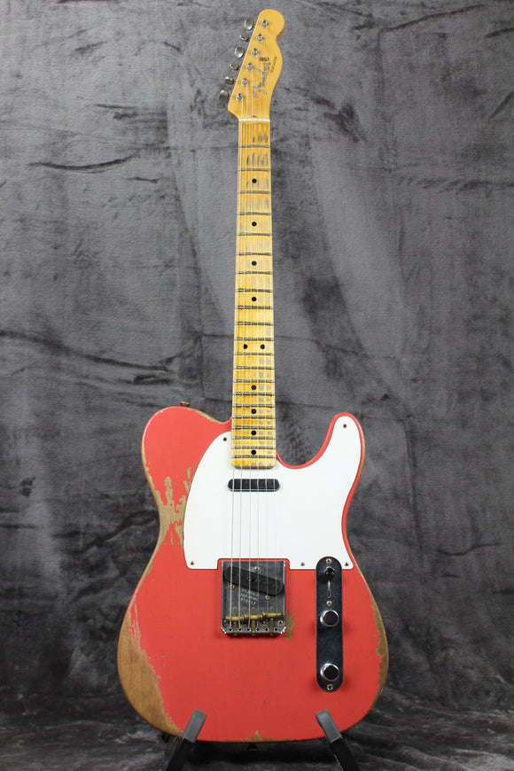 2017 Fender Custom Shop 50's Telecaster Relic Fiesta Red