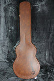 Epiphone Deluxe Brown, LIFTON-STYLE Les Paul Case with Gold-Plated Hardware & Pink Interior