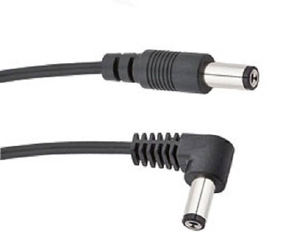 Voodoo Lab PPBAR-RS36 2.1mm Standard Polarity Straight to Right-Angle Pedal Power Cable - 36