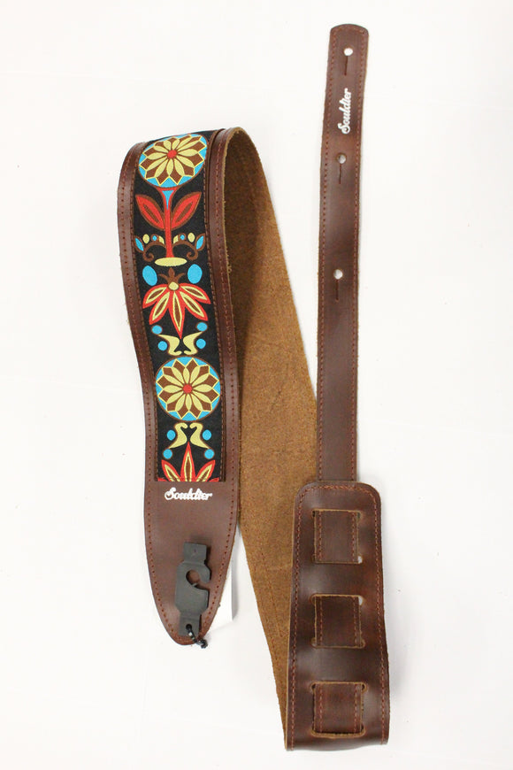 Souldier Daisy Nutmeg Torpedo Guitar Strap *Free Shipping in the USA*