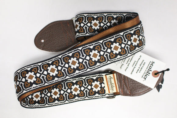 Souldier Guitar Strap Fillmore Brown / White *Free Shipping in the USA*