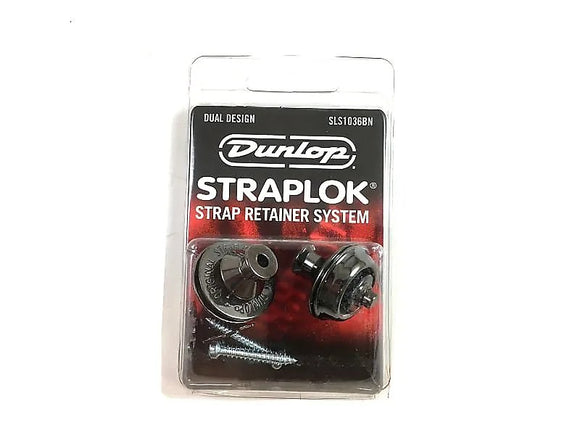 Dunlop Straplok Strap Retainer System SLS1036BN Black Nickel