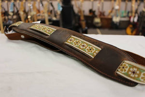 Souldier "Crocus" Leather Saddle Guitar Strap *Free Shipping in the USA*
