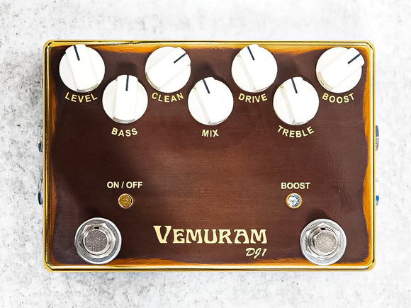Vemuram DJ-1 Bass Overdrive *Free Shipping in the US*