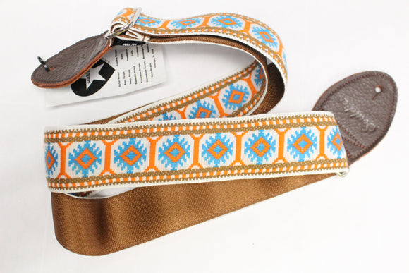 Souldier Straps Pillar Turqoise Guitar Strap *Free Shipping in the USA*