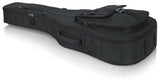 Gator Cases GT-Acoustic-BLK Transit Series Acoustic Guitar Gig Bag Black