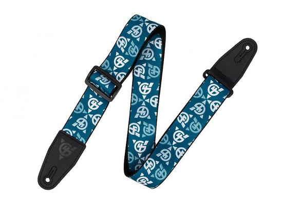 Levy's Dye-Sublimation “Guitar 4 Vets” Strap, Blue and White – MPG4V-005 *Free Shipping in the USA*