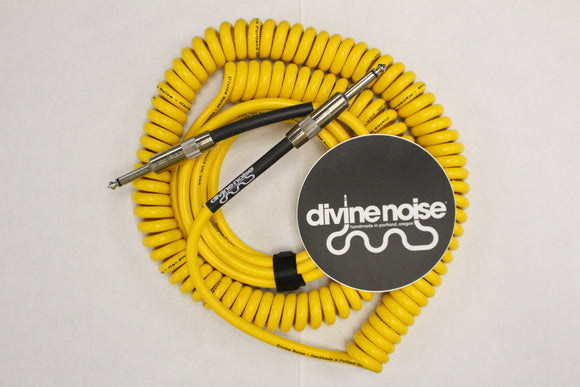 Divine Noise 50/50 Cable Yellow 30' Straight / Straight *Free Shipping in the USA*