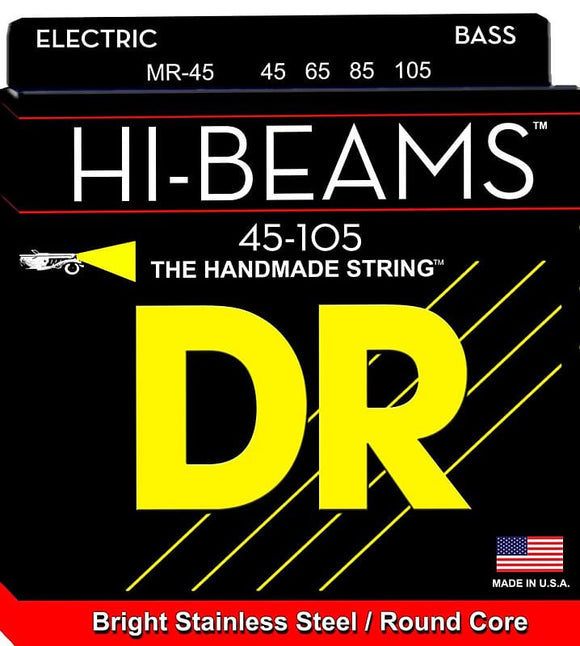 DR MR-45 Hi-Beam Medium Bass Strings 45-105  *Free Shipping in the USA*
